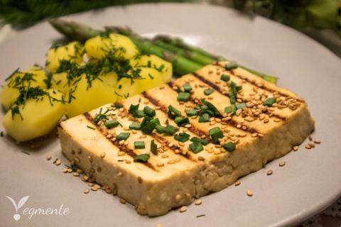 Tofu com marinada natural receita vegmente